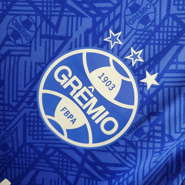 Camisa Grêmio Home Umbro Torcedor 2024/25 Masculino Azul