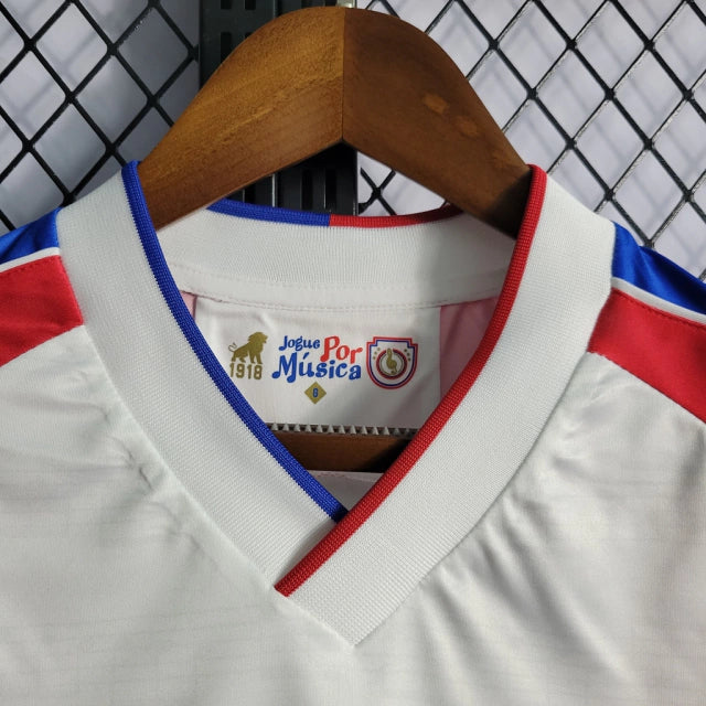 Camisa Fortaleza II Torcedor Leão 22/23 Masculina - Branca