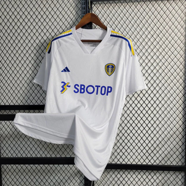 Camisa Leeds I Adidas Torcedor 2023/24 Masculino Branco