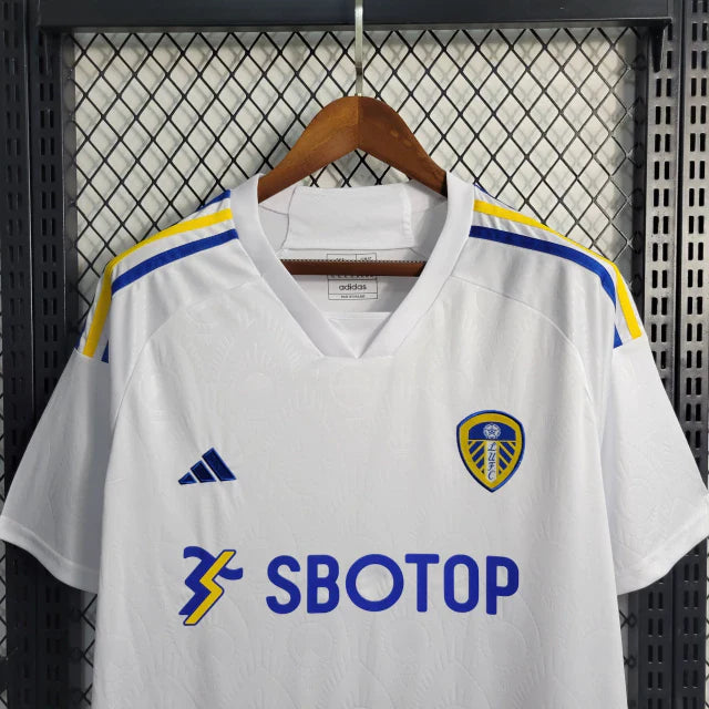 Camisa Leeds I Adidas Torcedor 2023/24 Masculino Branco