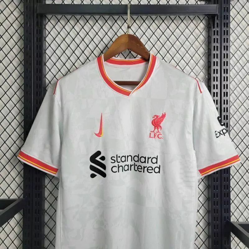 Camisa Liverpool III Nike Torcedor 2024/25 Masculino Branco