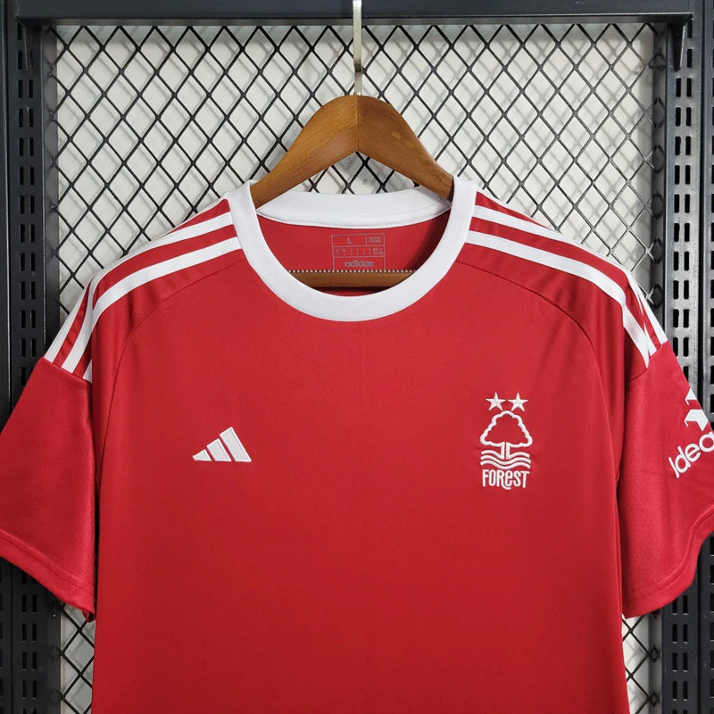 Camisa Nottingham Forest I Home Adidas 2023/24 Torcedor Masculino Vermelho