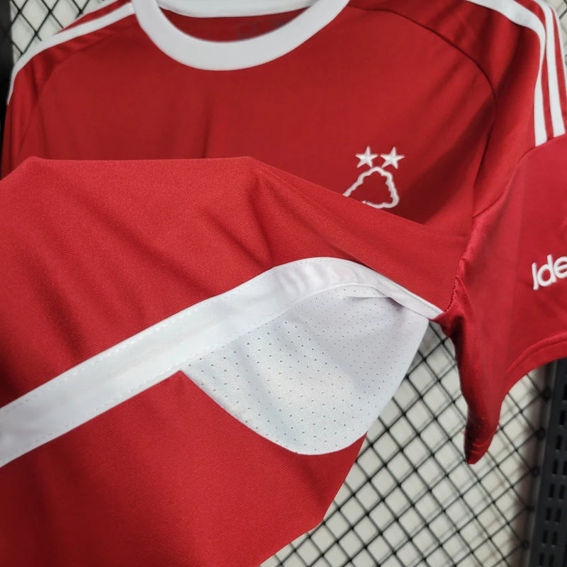 Camisa Nottingham Forest I Home Adidas 2023/24 Torcedor Masculino Vermelho