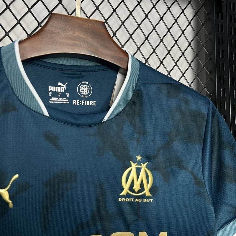 Camisa Olympique Marseille II Away Puma 2024/25 Torcedor Masculino Azul Escuro