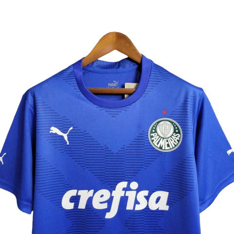 Camisa Palmeiras Goleiro 23/24 Torcedor Puma Masculina - Azul