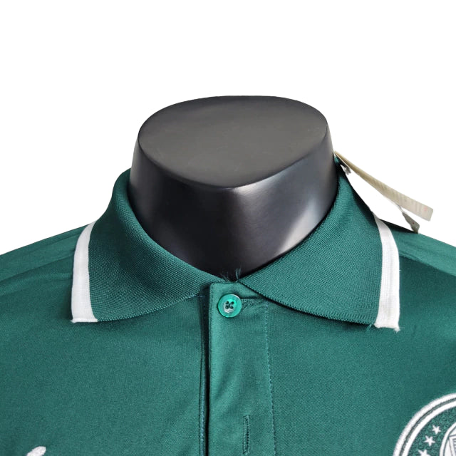 Camisa Palmeiras Treino 23/24 Polo Puma Masculina - Verde Camisa Palmeiras Treino 23/24 Polo Puma Masculina - Verde