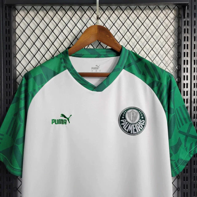 Camisa Palmeiras Treino 23/24 Torcedor Puma Masculina - Branco