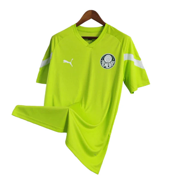 Camisa Palmeiras Treino 23/24 - Torcedor Puma Masculina - Verde Fluorescente