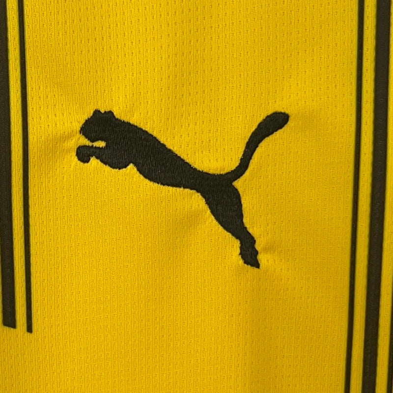 Camisa Borussia Dortmund I Home Puma Torcedor 2024/25 Masculino Amarelo