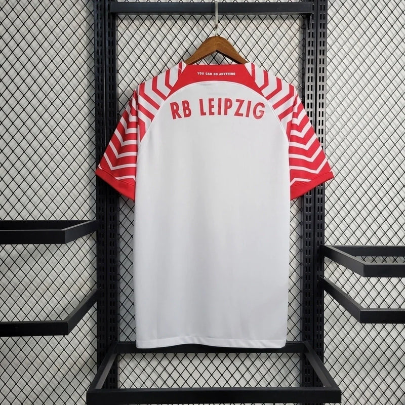 Camisa RB Leipzig I Home 2023/24 Nike Torcedor Masculino Branco