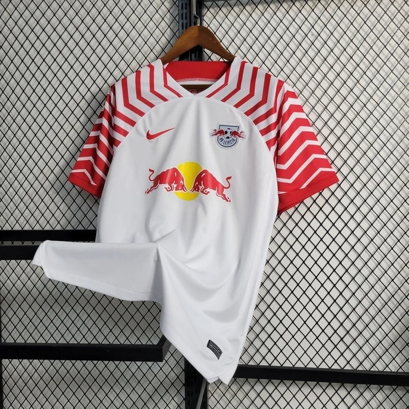 Camisa RB Leipzig I Home 2023/24 Nike Torcedor Masculino Branco