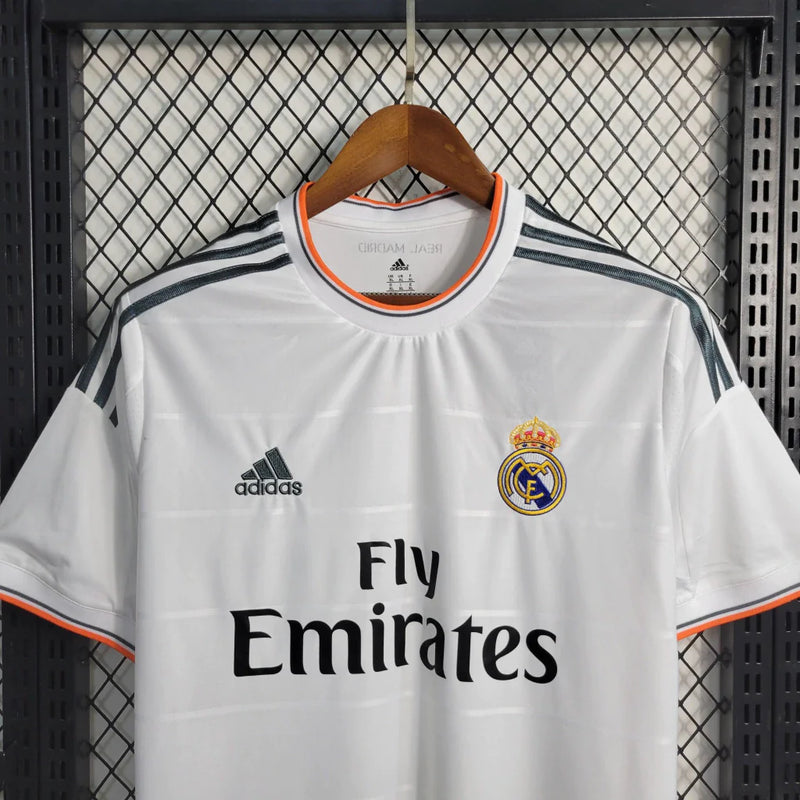 Camisa Retrô Real Madrid I Home Adidas 2013/14 Masculino Branco