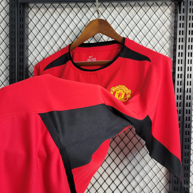 Camisa Retrô Manchester United Nike 2002/04 Vermelho