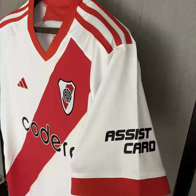 Camisa River Plate I Home 2023/24 Torcedor Adidas Masculino Branco