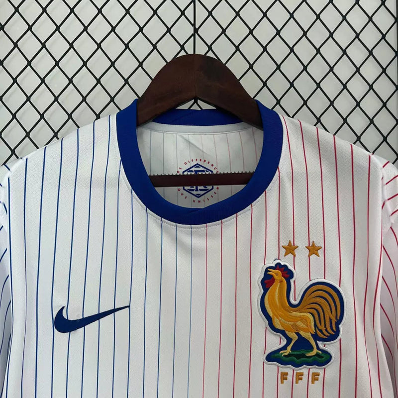 Camisa Seleção França II Away Nike Torcedor 2024/25 Masculino Branco