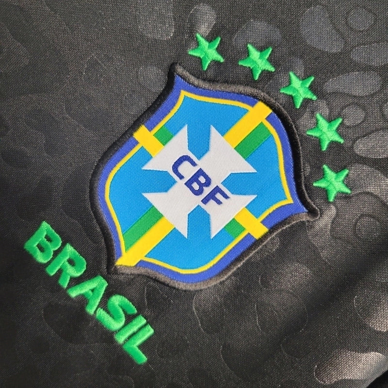 Camisa Seleção Brasileira Edição Concept 2022/23 Torcedor Nike Masculino Preto