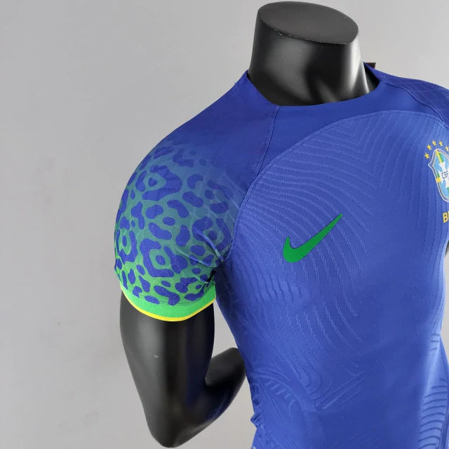 Camisa Seleção Brasileira II 2022 Jogador Nike Masculina - Azul