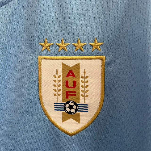 Camisa Seleção Uruguai I Home 2024/25 Nike Torcedor Masculino Azul Celeste