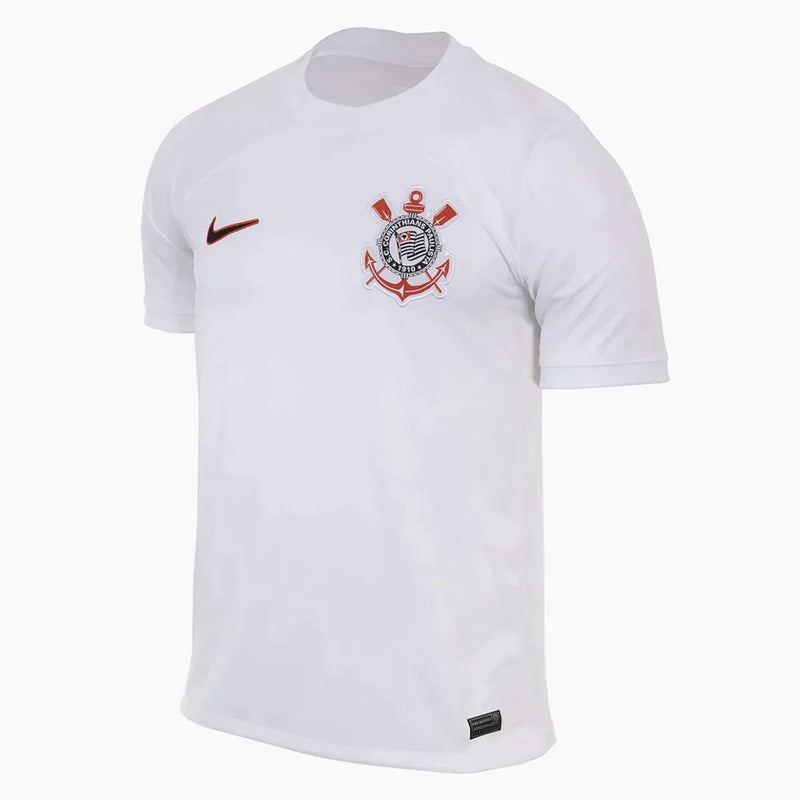 camisa do corinthians I 1 branca 2023 tradicional