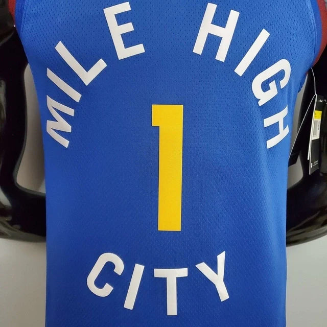 Camisa Regata Denver Nuggets Azul City Edition - Nike - Masculina