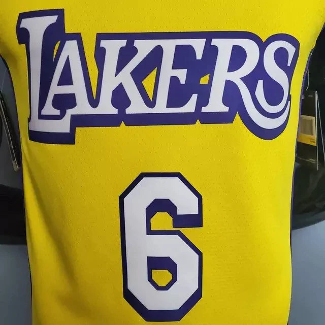 Camisa Regata Los Angeles Lakers Amarela - Nike - Masculina Gola V