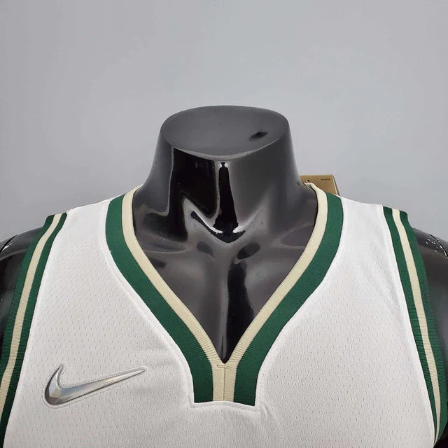 Camisa Regata NBA Milwaukee Bucks Branca - Nike - Masculina