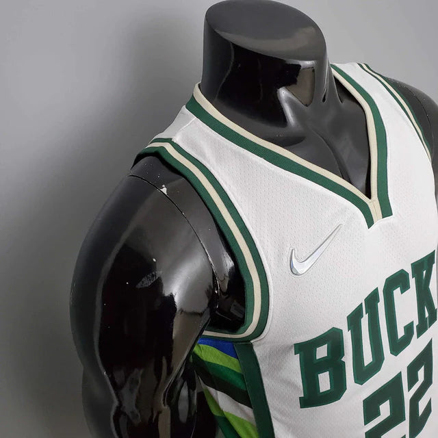 Camisa Regata NBA Milwaukee Bucks Branca - Nike - Masculina