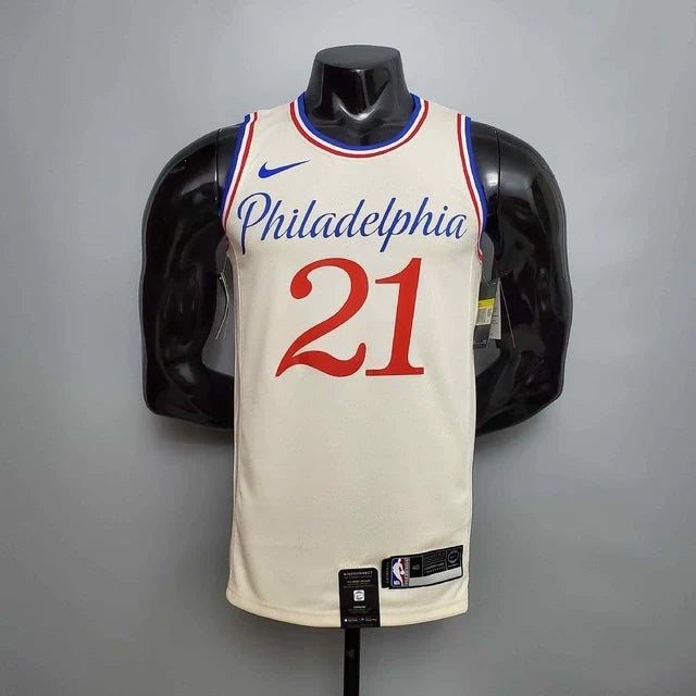 Camisa Regata NBA Philadelphia 76ers Bege - Nike - Masculina