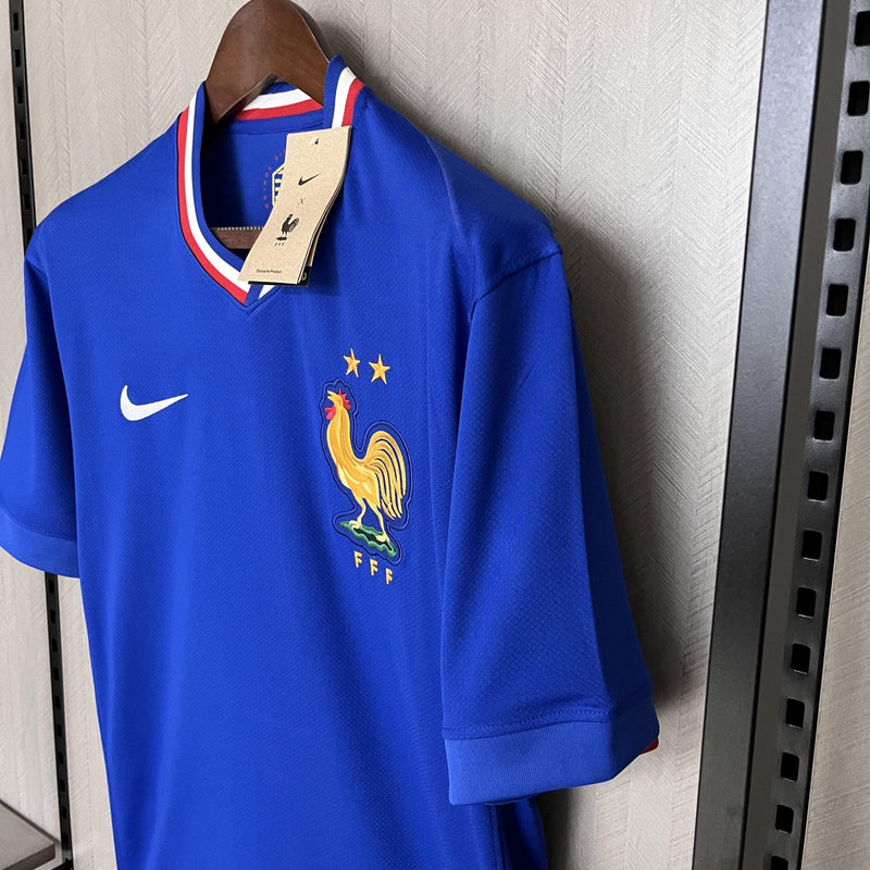 Camisa Seleção França I Home Nike Torcedor 2024/25 Masculino Azul