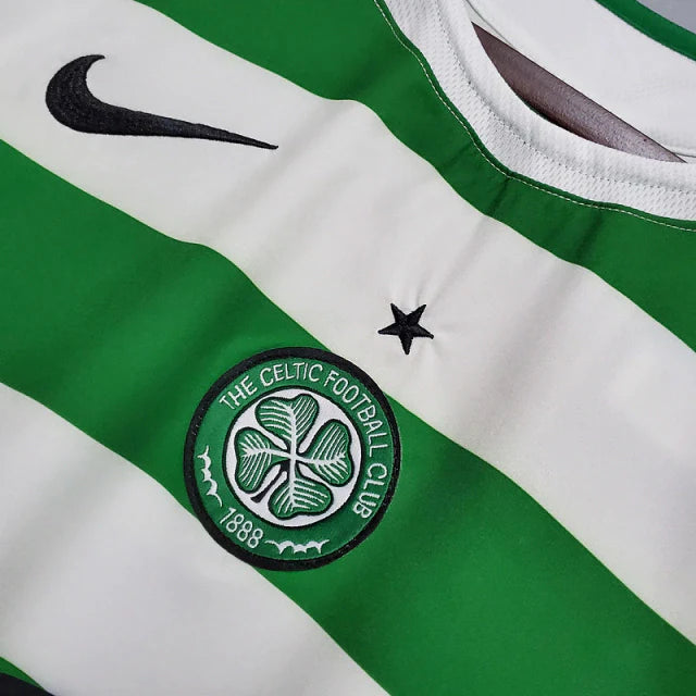 Camisa Celtic Retrô 2005/2006 Verde e Branca - Nike