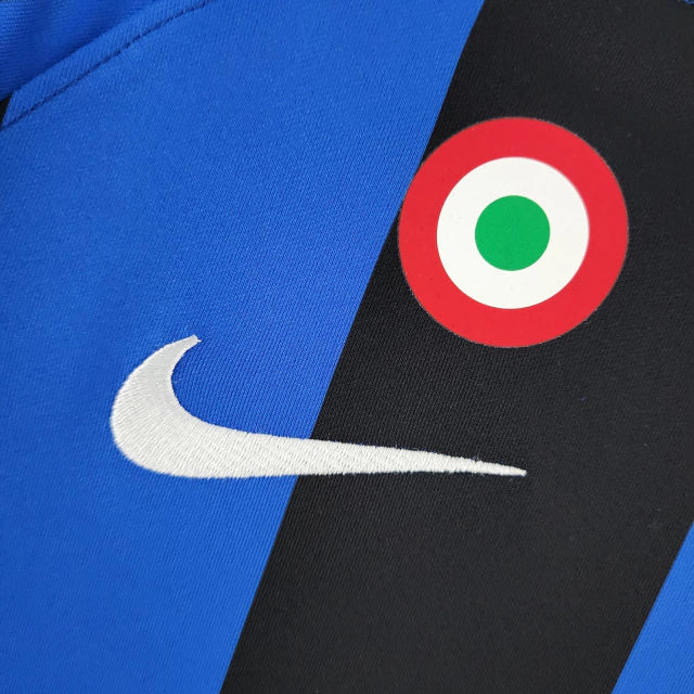 Camisa Inter de Milão I Home Nike Torcedor 2022/23 Masculino Azul e Preto