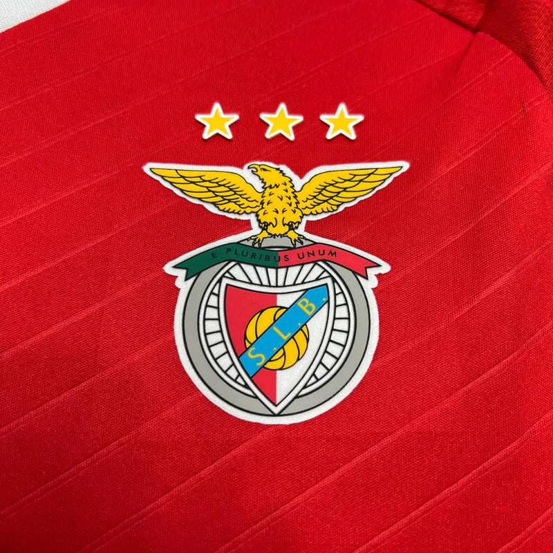 Camisa Benfica I Home 2024/25 Torcedor Adidas Masculino Vermelho