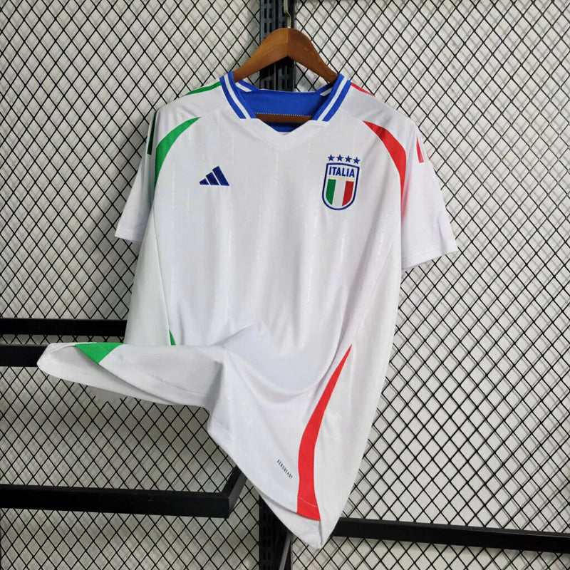 Camisa Seleção Itália Adidas Torcedor 2024/25 Masculino Branco