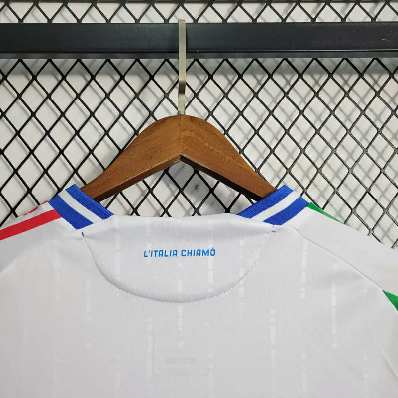 Camisa Seleção Itália Adidas Torcedor 2024/25 Masculino Branco