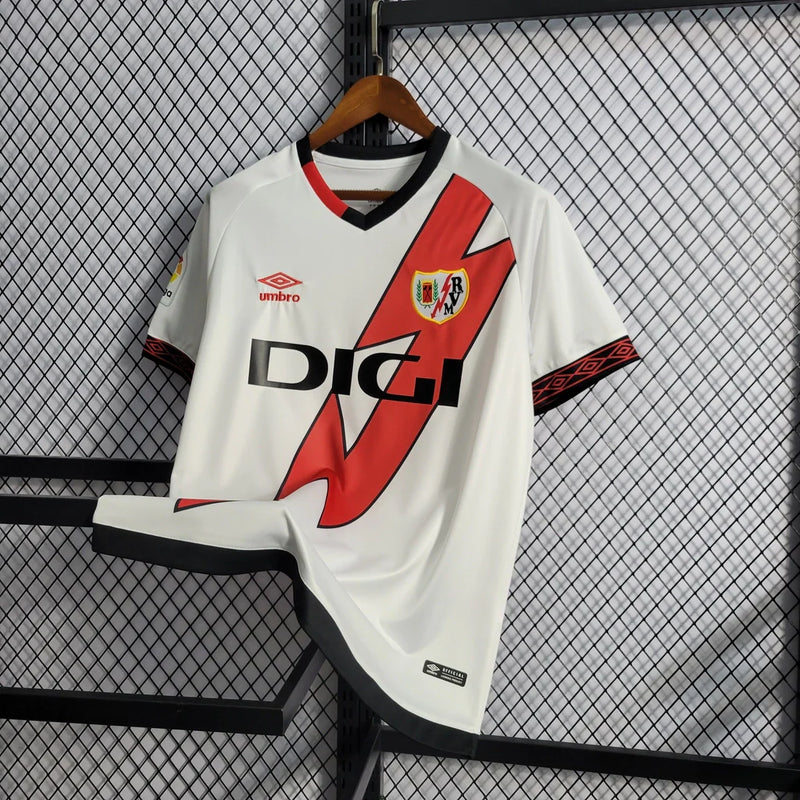 Camisa Rayo Vallecano Umbro Masculino 22/23 Branco