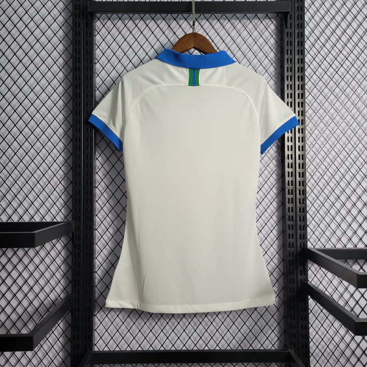 Camisa Nike Brasil II Away Nike Torcedor 2019/20 Feminina Branca