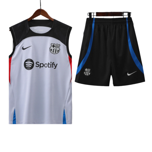 Conjunto Regata Barcelona 23/24 Nike - Cinza