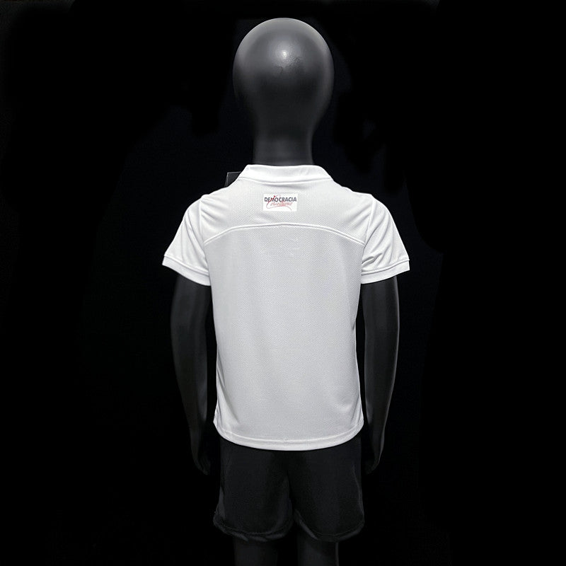 Kit Infantil Nike Corinthians I 23/24 - Branco