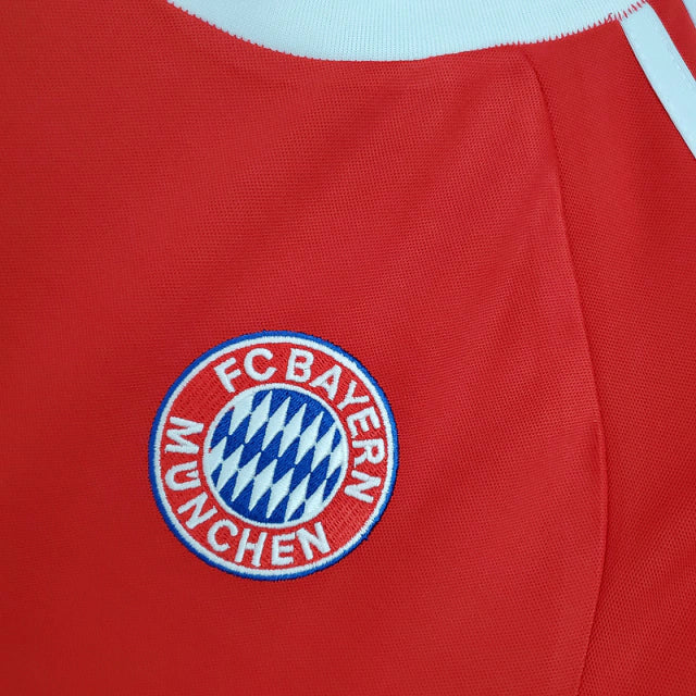 Camisa Bayern de Munique Retrô 2000/2001 Vermelha - Adidas