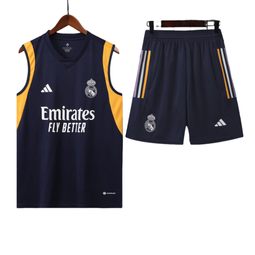 Conjunto Regata Real Madrid Training 2023/24 Adidas - Azul