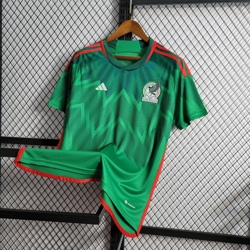 Camisa México I Home Adidas Torcedor 2022/23 Masculino Verde