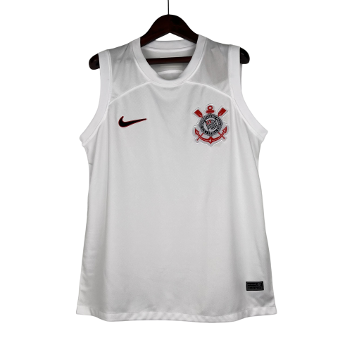 Camisa Corinthians I 2023/24 Regata Masculina - Branca Nike