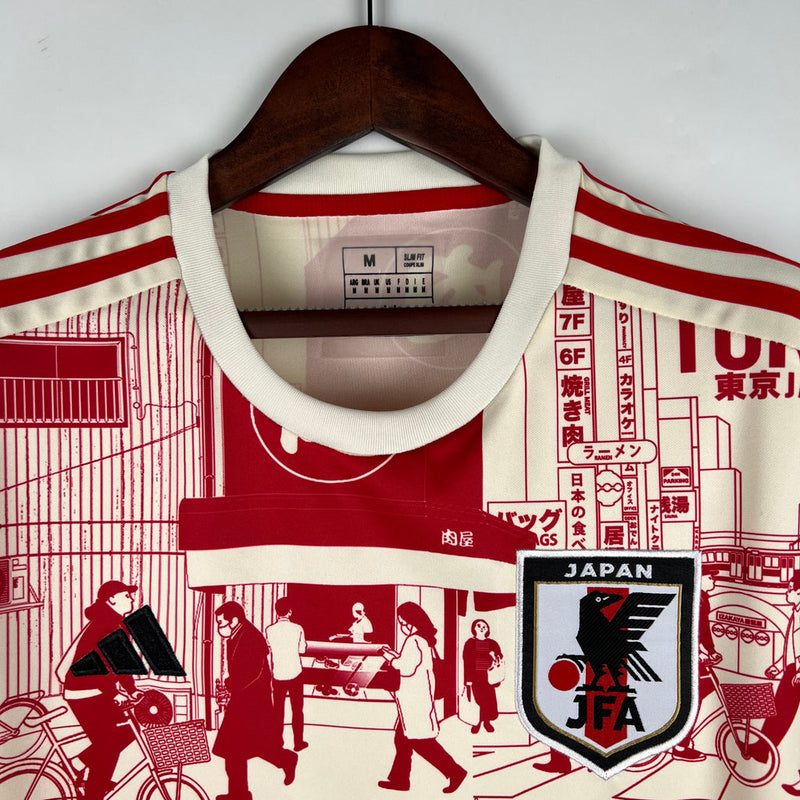 Camisa Japão Edição Especial Tokyo Adidas 2023/24 Torcedor Masculino Vermelho