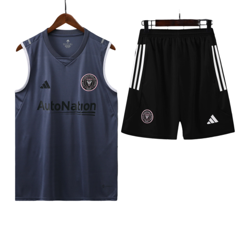 Conjunto Regata Inter Miami 23/24 Adidas - Cinza