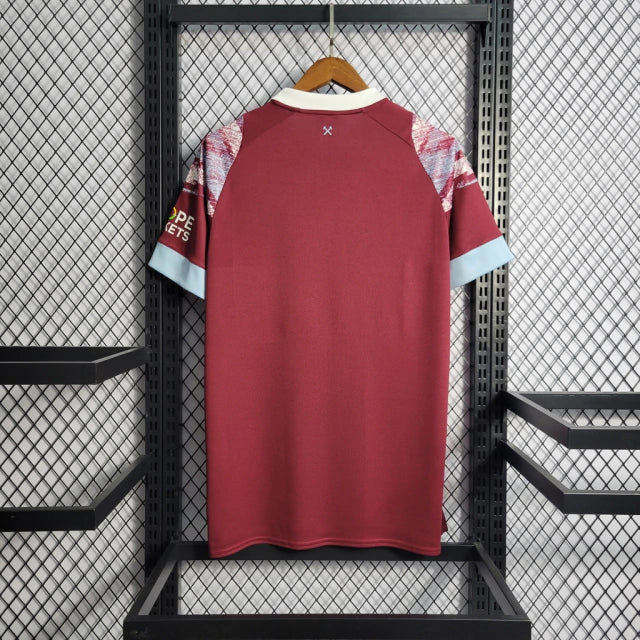 Camisa West Ham Umbro 22/23 Torcedor Masculino Vermelho