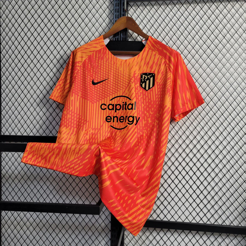 Camisa Atletico de Madrid Treino Nike Torcedor 22/23 Masculino Laranja