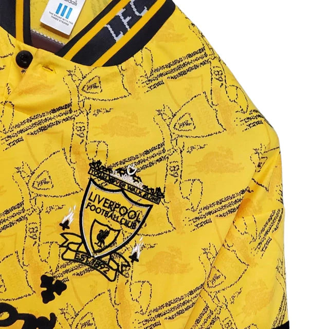 Camisa Liverpool Retrô 1994/1996 Amarela - Adidas