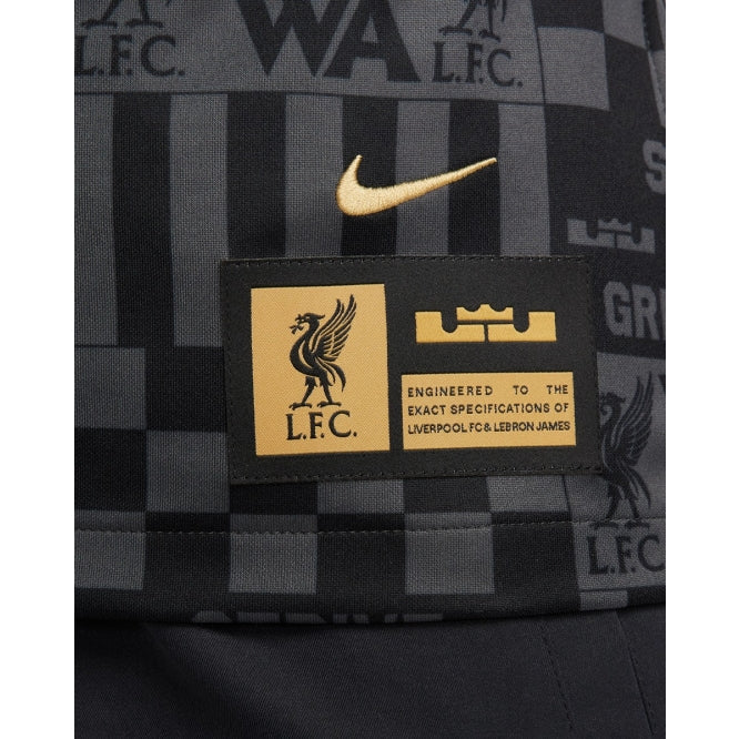 Camisa Liverpool x LeBron 2024/25 Torcedor Nike Feminina Preta