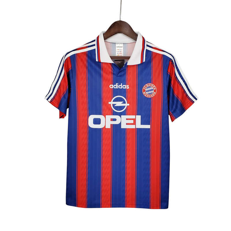 Camisa Retro Bayern Munich 95/97 Home Torcedor - Listrado