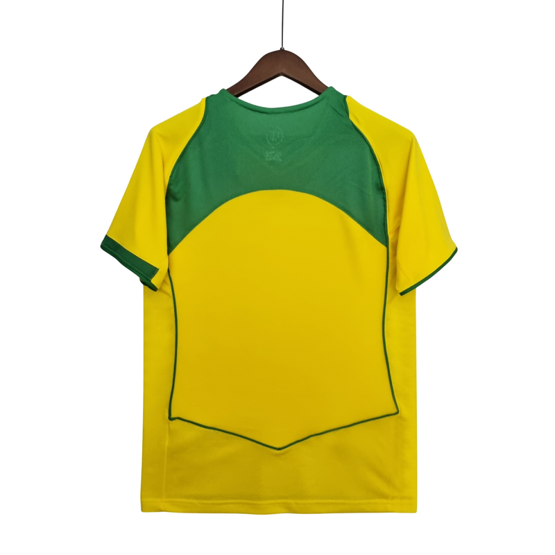 Camisa Retro 2004/06 Brazil Home Nike Torcedor - Amarelo